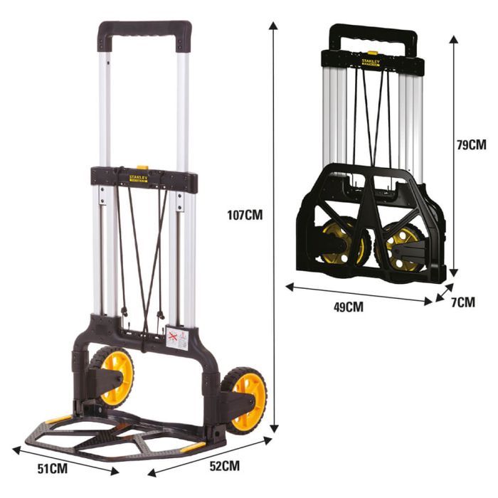 Візок вантажний Stanley Fatmax, до 125кг, розмір платформи 48х35см, 7кг (FXWT-706) зображення 2