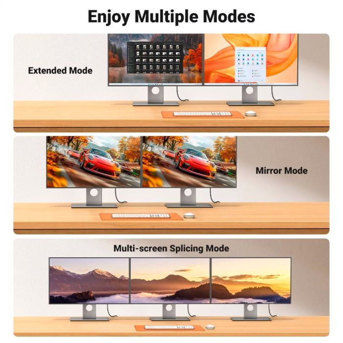 Кабель мультимедійний DisplayPort M to HDMI M 1.5m V2.0 4K30Hz DP125 black Ugreen (35841) зображення 8