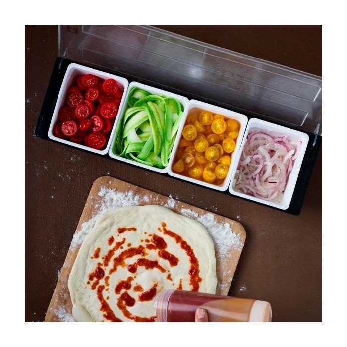 Барный ящик Bora Plastik на 4 відділення (BO292) изображение 2 Барный ящик Bora Plastik на 4 відділення (BO292) изображение 2