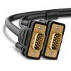 Кабель мультимедійний VGA M to VGA M 1.0m VG101 black Ugreen (11673) зображення 2 Кабель мультимедійний VGA M to VGA M 1.0m VG101 black Ugreen (11673) зображення 2