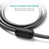 Кабель мультимедійний VGA M to VGA M 1.0m VG101 black Ugreen (11673) зображення 4 Кабель мультимедійний VGA M to VGA M 1.0m VG101 black Ugreen (11673) зображення 4