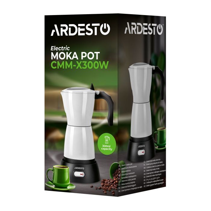 Гейзерна кавоварка Ardesto CMM-X300W зображення 8