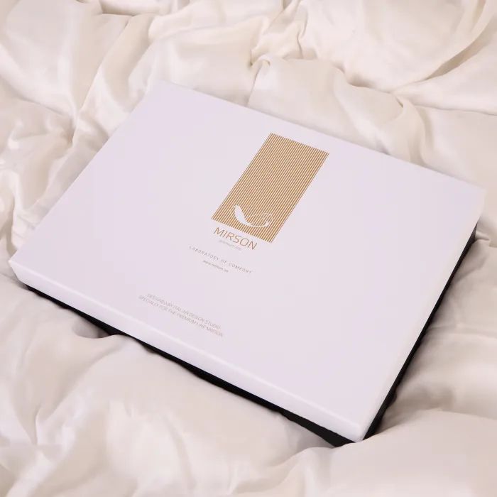 Постельное белье MirSon Tencel №01 White 2 x 160 x 220 Семейный Евро (2200009368424) изображение 10