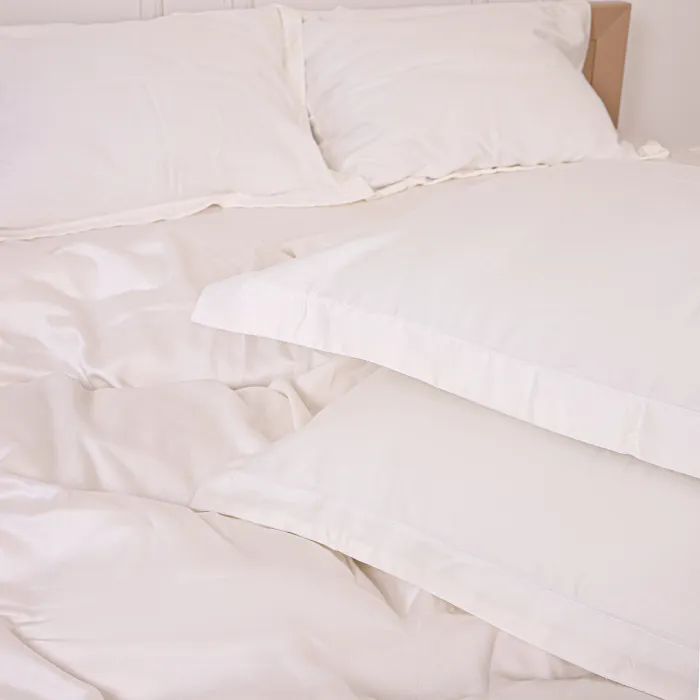 Постельное белье MirSon Tencel №01 White 2 x 160 x 220 Семейный Евро (2200009368424) изображение 8