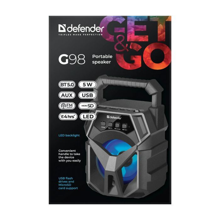 Акустическая система Defender G98 Black (65098) изображение 6