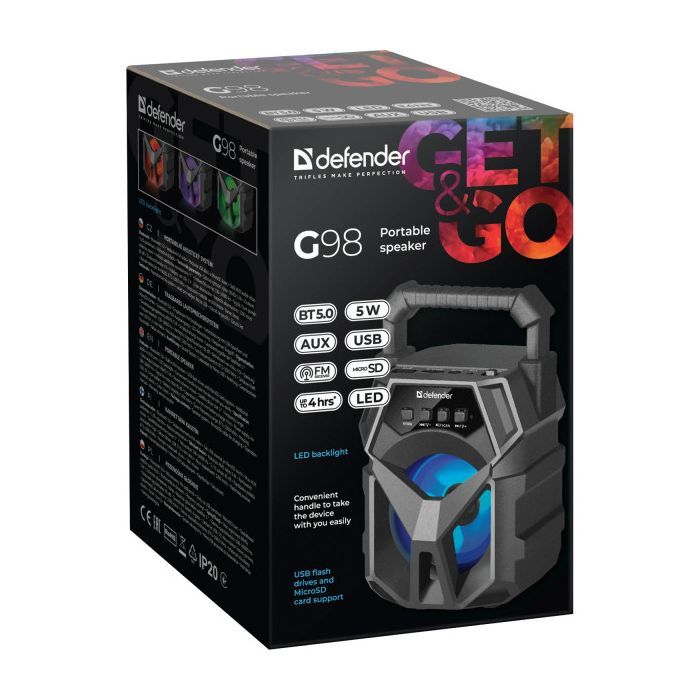 Акустическая система Defender G98 Black (65098) изображение 7