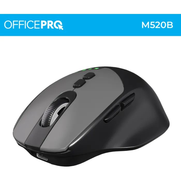 Мишка OfficePro M520B Wireless/Bluetooth Black (M520B) зображення 4