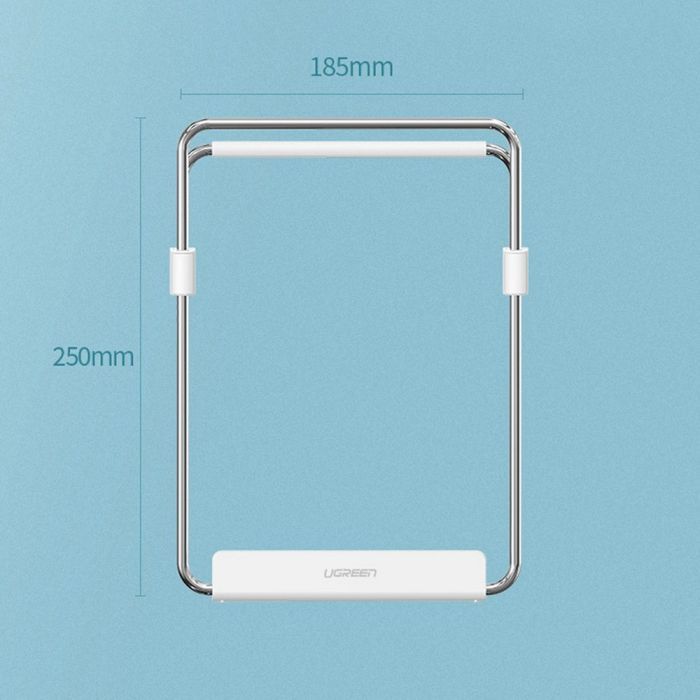 Подставка для ноутбука Ugreen LP230 Foldable Desktop Laptop Stand Silver (80348) изображение 10