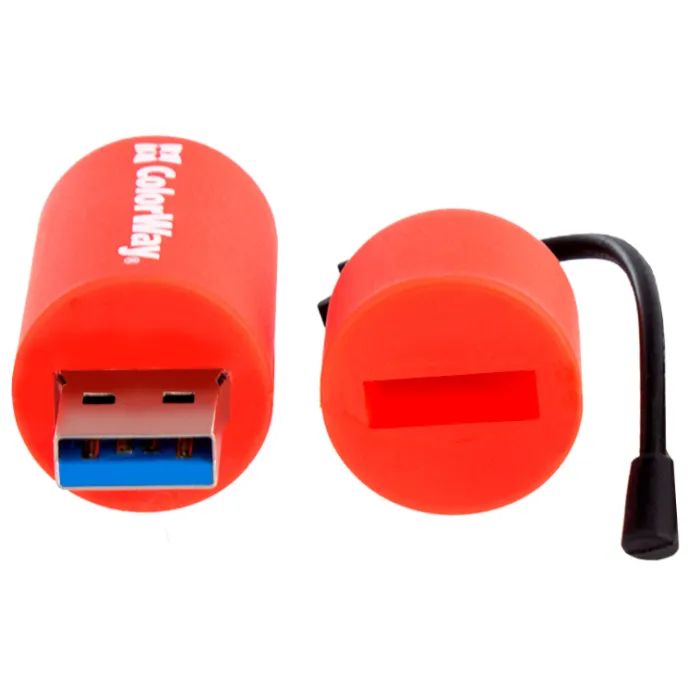 USB флеш накопитель ColorWay Fire 64 GB USB 3.0 Red (CW-USBFE64) изображение 5