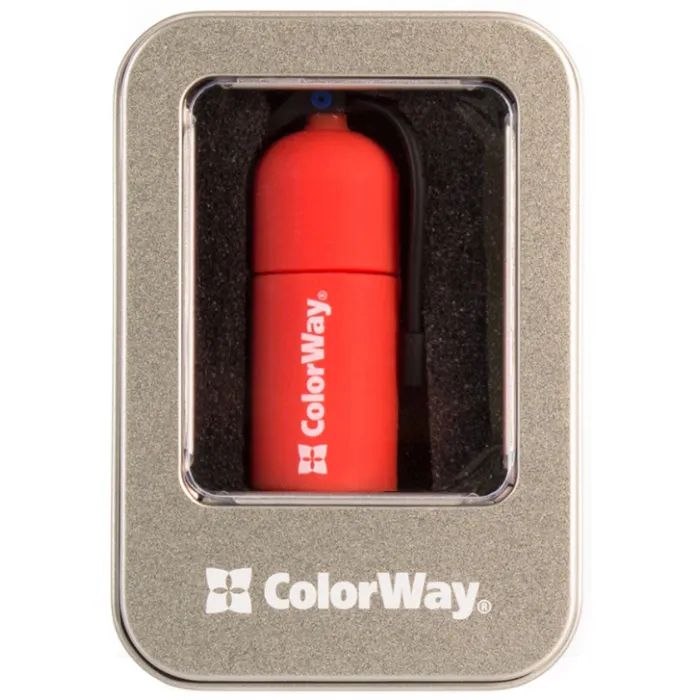 USB флеш накопитель ColorWay Fire 64 GB USB 3.0 Red (CW-USBFE64) изображение 7