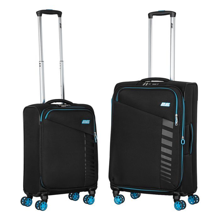 Набір валіз 2E Trek (M+S), чорні (2E-SPE-TREK-SET4-BK) зображення 2