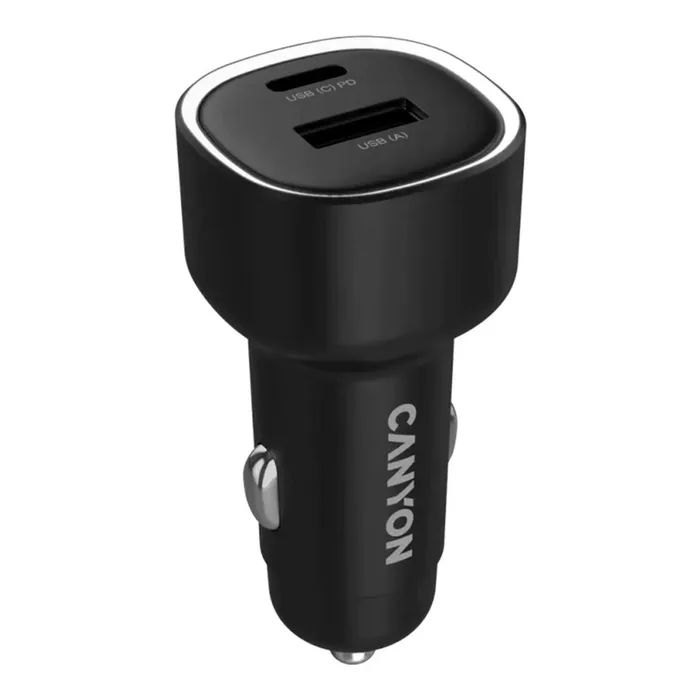 Зарядное устройство Canyon 1xUSB + 1xUSB-C PD85W black (CNE-CCABR8AC) изображение 5