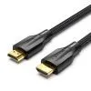 Кабель мультимедийный HDMI M to HDMI M 1.5m 8K60Hz cotton braided black Vention (AAUBG)