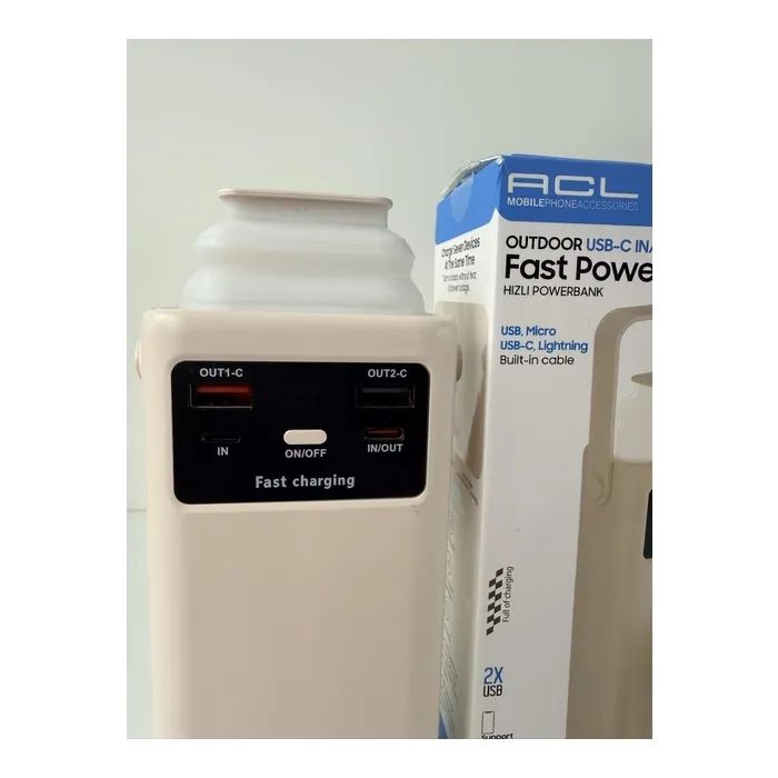 Батарея універсальна ACL 50000mAh, PD/22.5W, White (ACLPW-113W) зображення 2