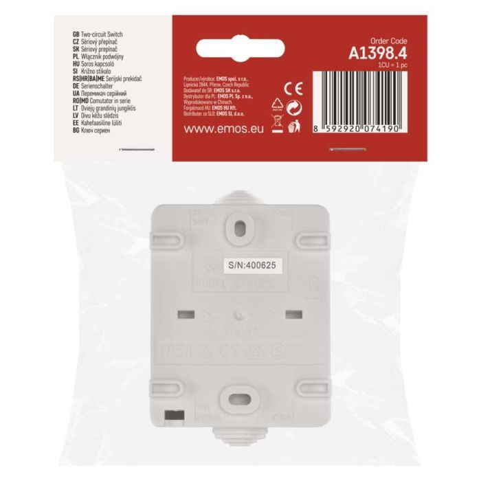 Выключатель EMOS C.5 IP54 (A1398.4) изображение 6