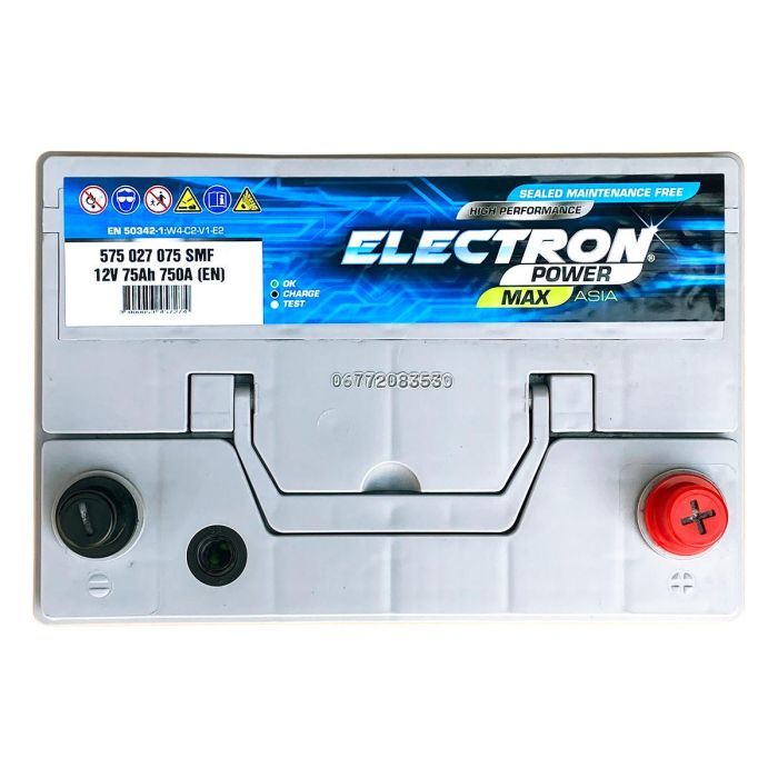 Аккумулятор автомобильный ELECTRON POWER MAX 75Ah ASIA (+/-) (750EN) (575 028 075 SMF) изображение 2