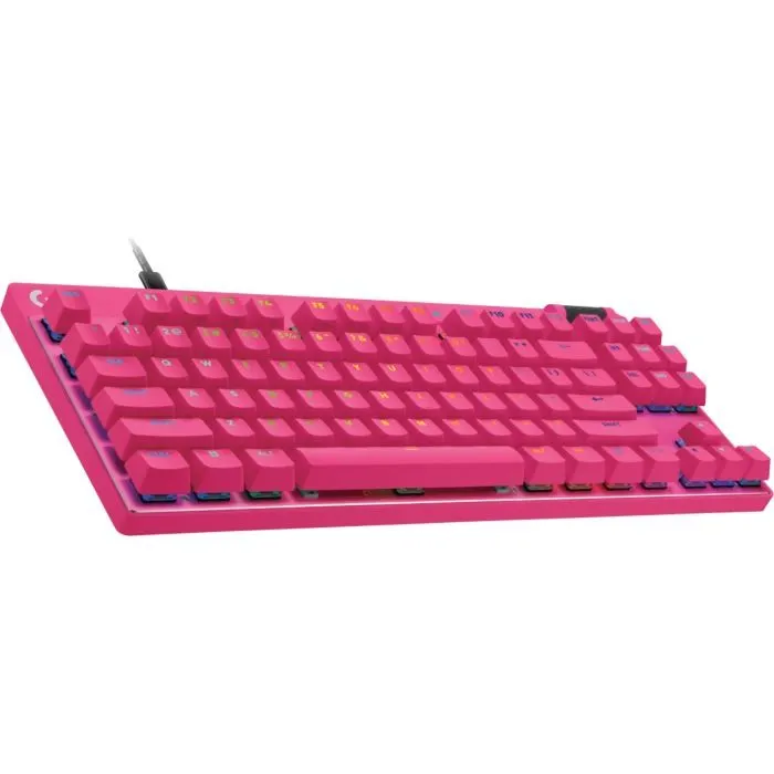 Клавиатура Logitech G PRO X TKL RAPID Wired Gaming Linear USB UA Magenta (920-013253) изображение 2