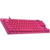 Клавіатура Logitech G PRO X TKL RAPID Wired Gaming Linear USB UA Magenta (920-013253) зображення 2