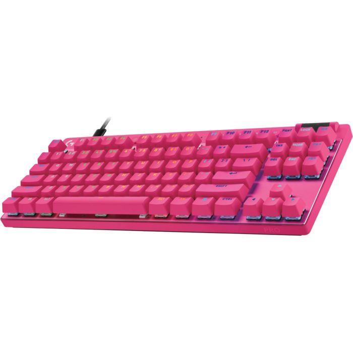 Клавіатура Logitech G PRO X TKL RAPID Wired Gaming Linear USB UA Magenta (920-013253) зображення 3