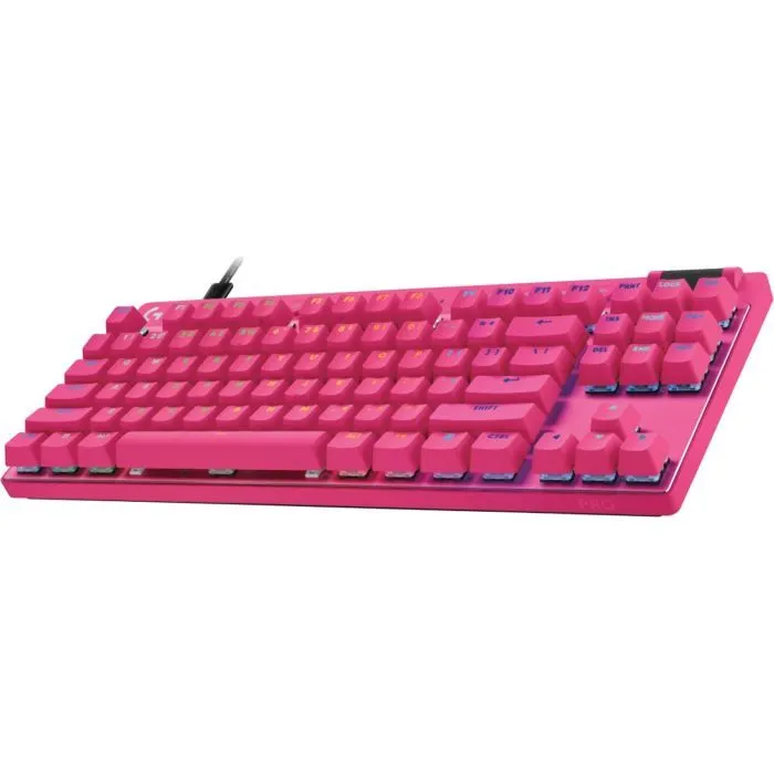 Клавиатура Logitech G PRO X TKL RAPID Wired Gaming Linear USB UA Magenta (920-013253) изображение 3