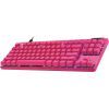Клавіатура Logitech G PRO X TKL RAPID Wired Gaming Linear USB UA Magenta (920-013253) зображення 3