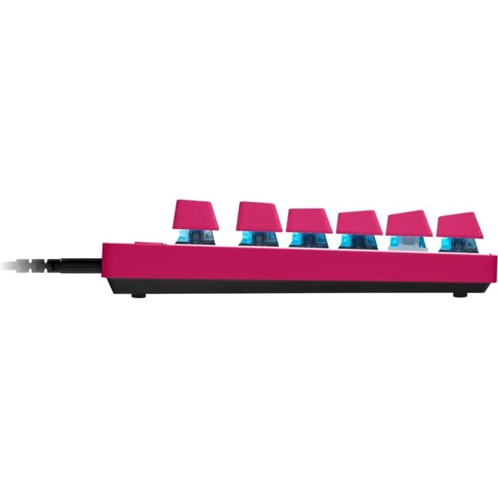Клавиатура Logitech G PRO X TKL RAPID Wired Gaming Linear USB UA Magenta (920-013253) изображение 4
