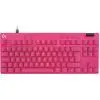 Клавиатура Logitech G PRO X TKL RAPID Wired Gaming Linear USB UA Magenta (920-013253)