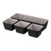Контейнер для зберігання Ardesto Prestigio 4 предмети Сірий (ARHH5101FG)