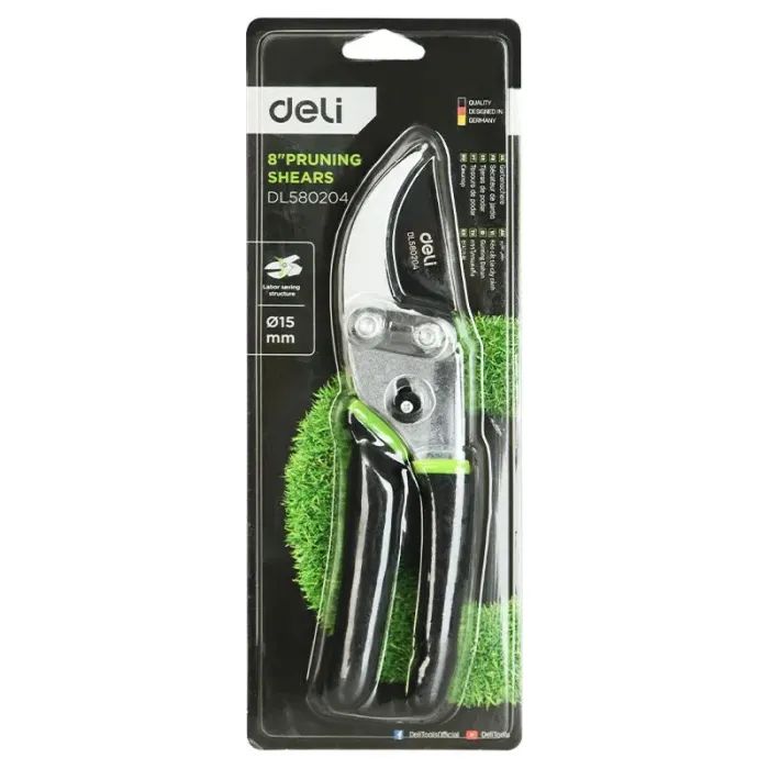 Секатор Deli 20 см (EDL580204) зображення 2