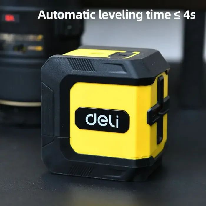 Лазерний нівелір Deli 2 лінії (EDL332102) зображення 2