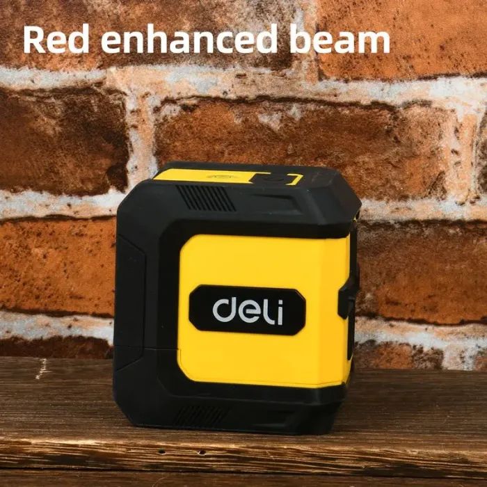Лазерний нівелір Deli 2 лінії (EDL332102) зображення 3