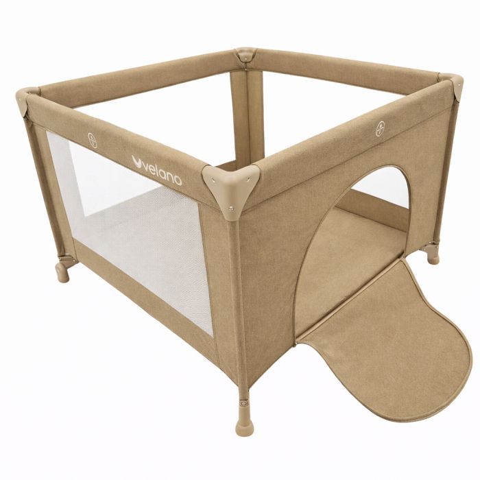 Дитячий манеж Velano квадратний Cubo, beige (46164)