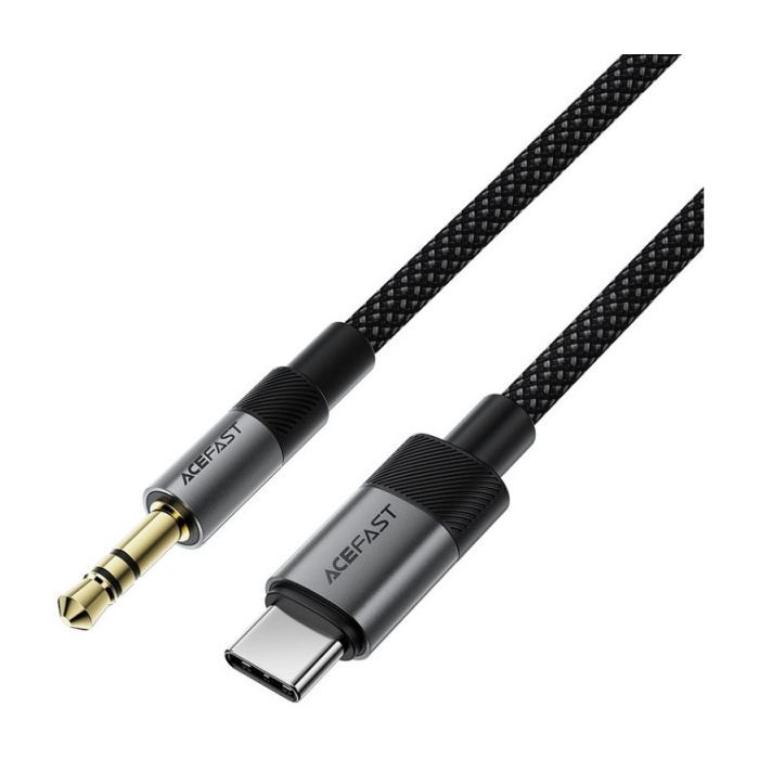 Кабель мультимедійний USB-C to 3.5mm M 0.15m black Acefast (6974316285274) зображення 2