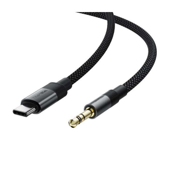 Кабель мультимедійний USB-C to 3.5mm M 0.15m black Acefast (6974316285274) зображення 3