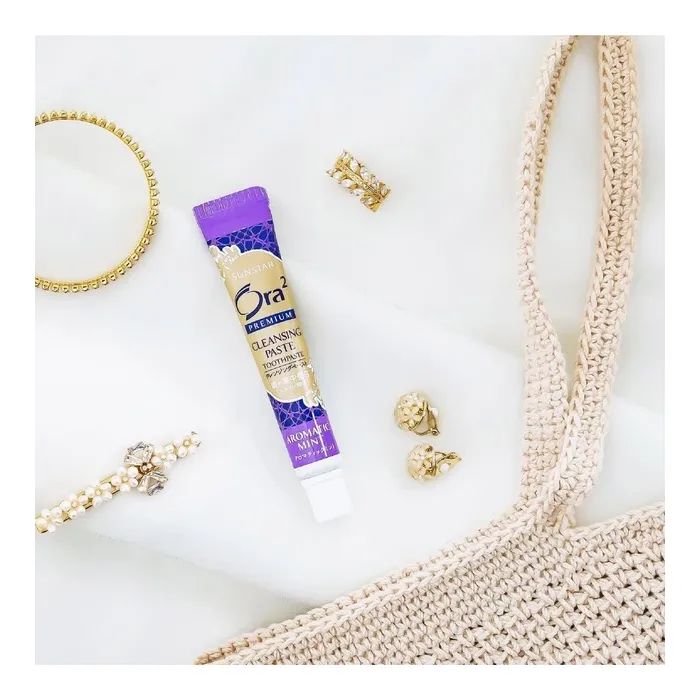 Зубная паста Sunstar Ora2 Premium Cleansing Paste Aromatic Mint Отбеливающая 17 г (4901616012974) изображение 2