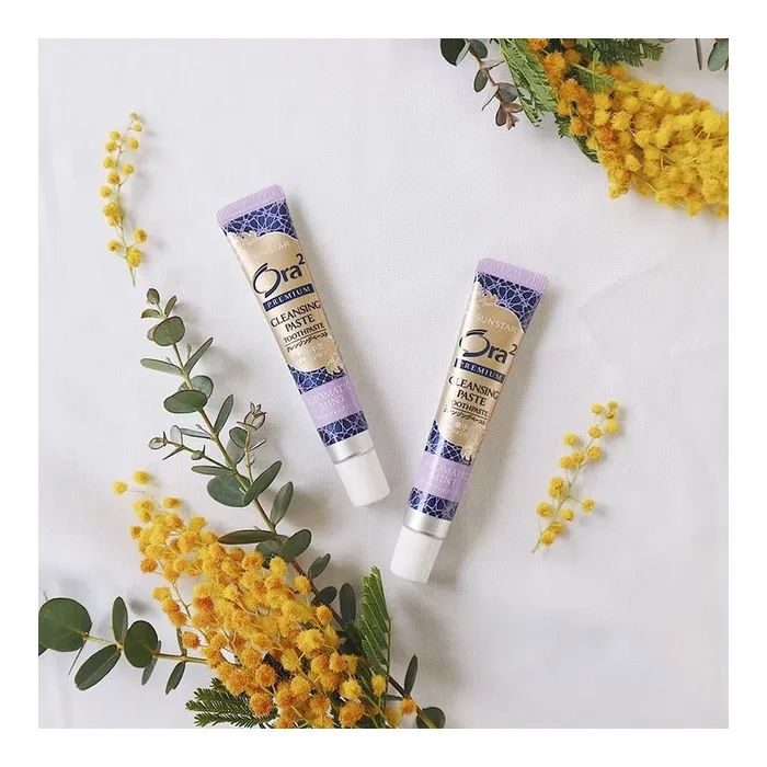 Зубная паста Sunstar Ora2 Premium Cleansing Paste Aromatic Mint Отбеливающая 17 г (4901616012974) изображение 4