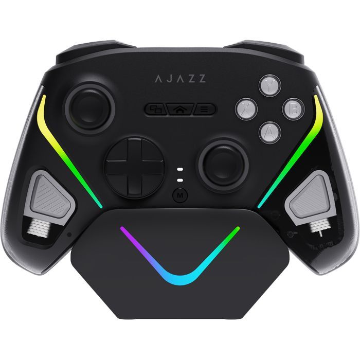 Геймпад Ajazz GP100S 2.4G/BT/USB Switch/PC/iOS/Android RGB White (GP100S-W)