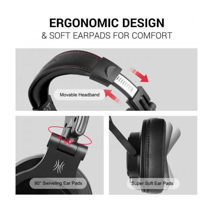 Наушники OneOdio A71M 3,5мм/6,35мм Black (A71M Black) изображение 3