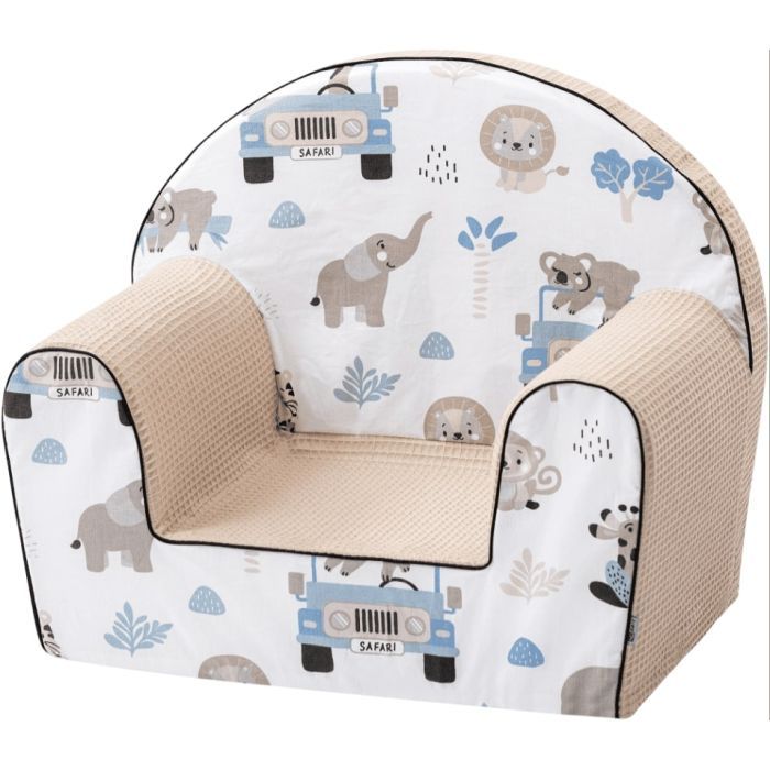 Детское кресло FreeON Bubaba by Safari trip, white - beige (80241)