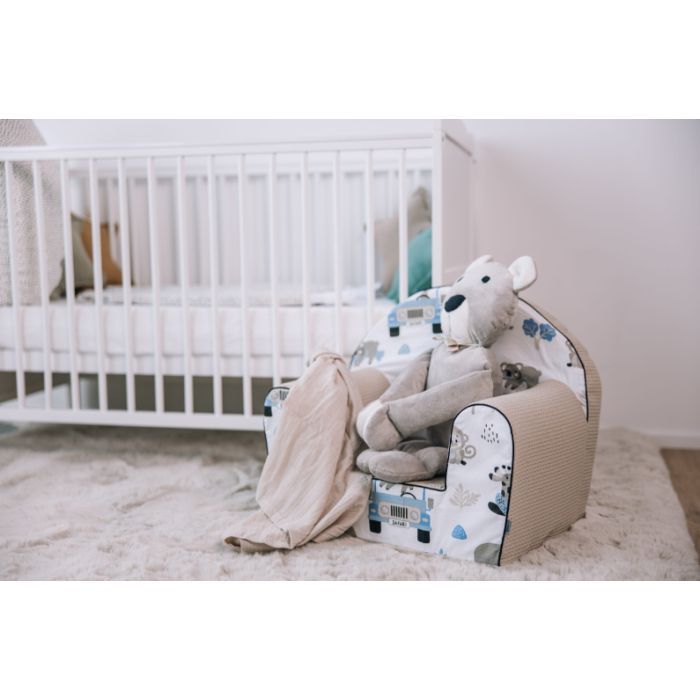 Детское кресло FreeON Bubaba by Safari trip, white - beige (80241) изображение 2