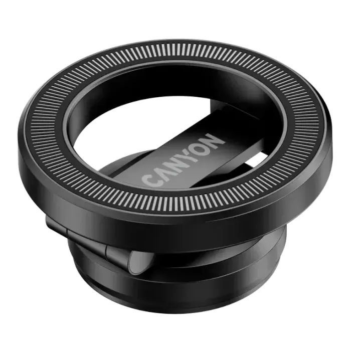Универсальный автодержатель Canyon Magnetic phone holder OnGrip 10 aluminum Black (CNS-CCHM10) изображение 5