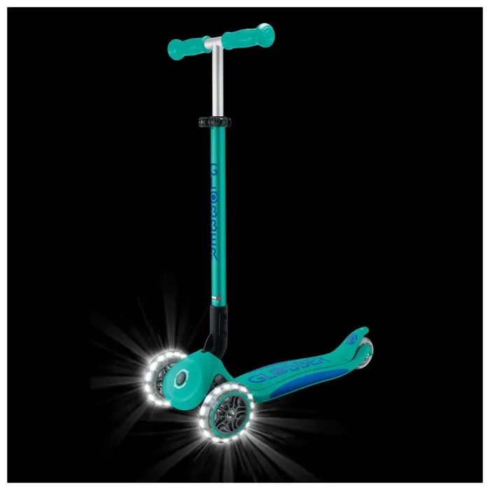 Самокат Globber серії Elite Lights фіолетово-рожевий Колеса з підсвічуванням (439-603-3) изображение 12