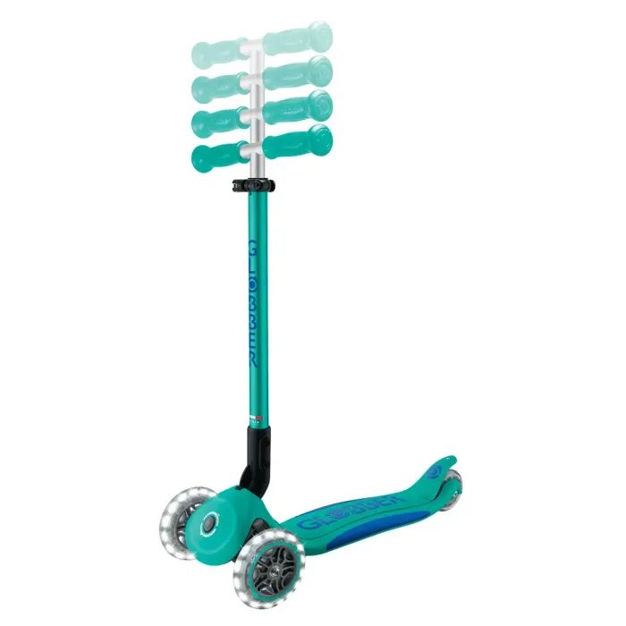 Самокат Globber серії Elite Lights фіолетово-рожевий Колеса з підсвічуванням (439-603-3) изображение 8