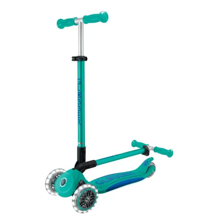 Самокат Globber серії Elite Lights фіолетово-рожевий Колеса з підсвічуванням (439-603-3) изображение 9