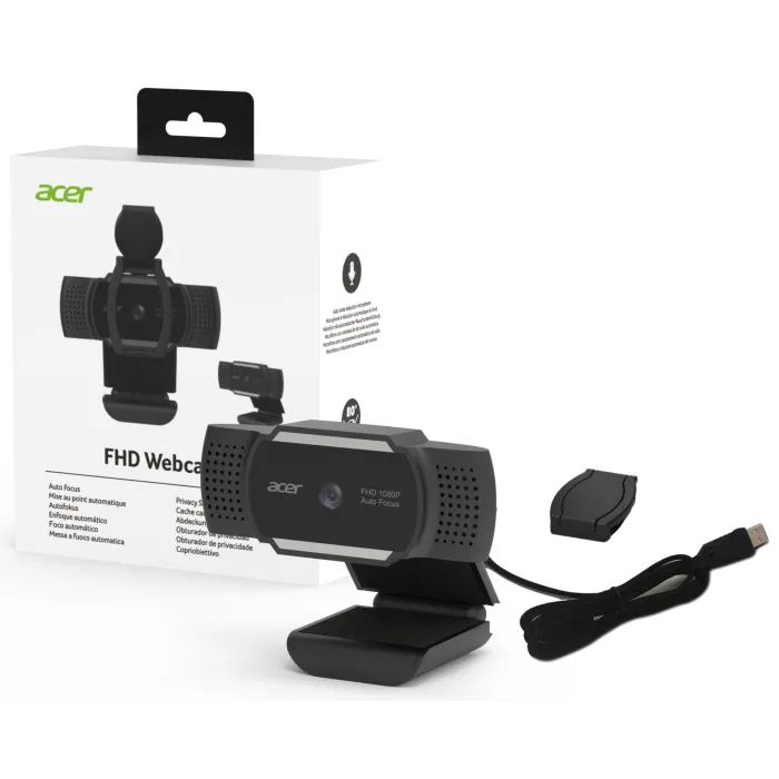 Веб-камера Acer FHD Webcam Black (HP.EXPBG.019) зображення 11
