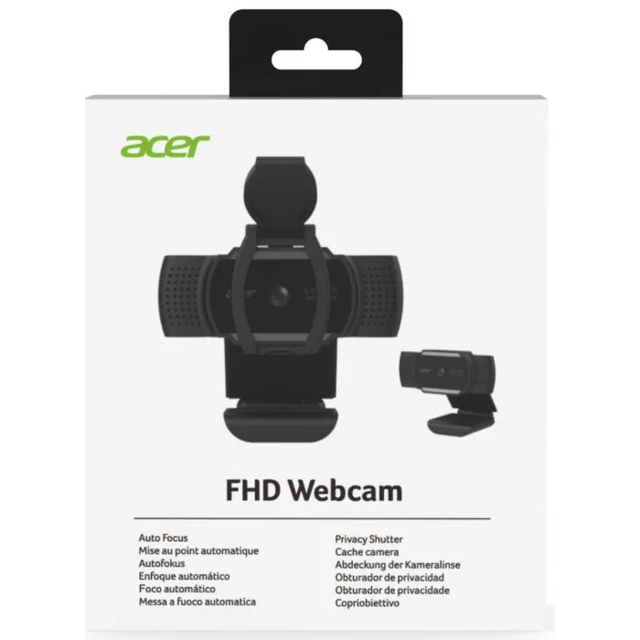 Веб-камера Acer FHD Webcam Black (HP.EXPBG.019) зображення 12