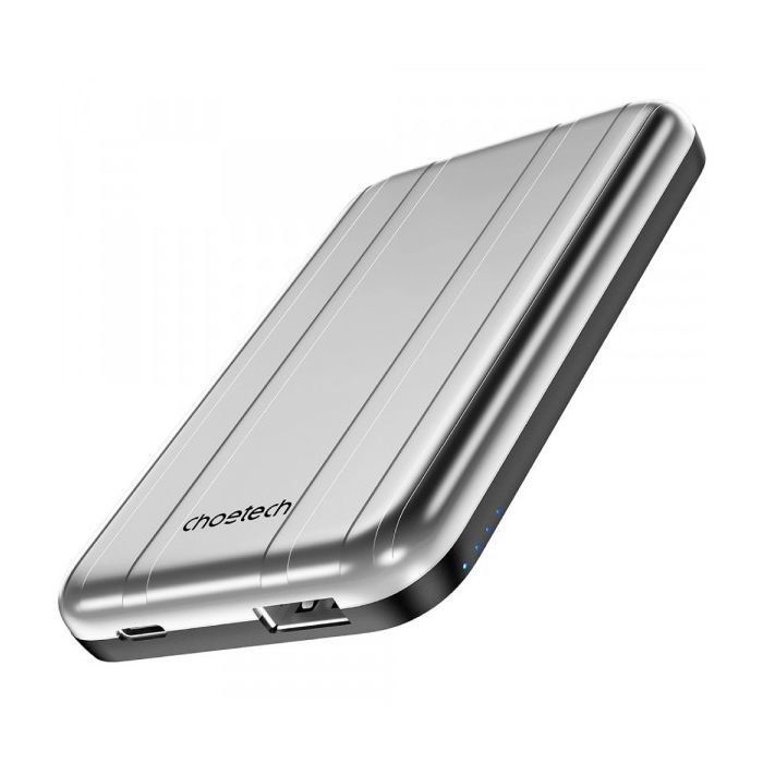 Батарея универсальная Choetech Magnetic Wireless 5000mAh 10W, USB-A,USB-C In/Out (B655 / 6932112104779)