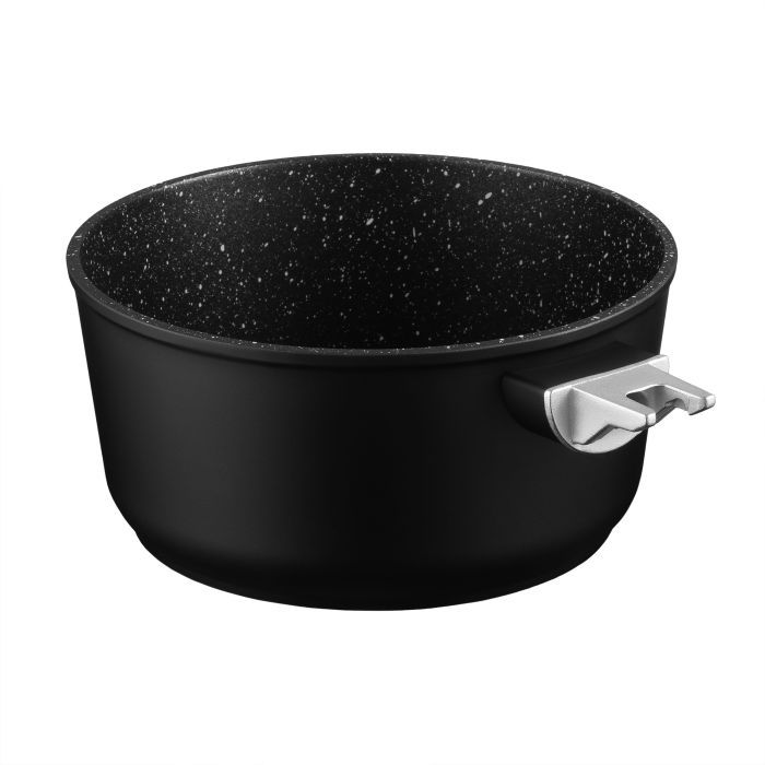 Ковш Ardesto Gemini Bari, 1.3л, алюміній, чорний (AR1913AS) изображение 6