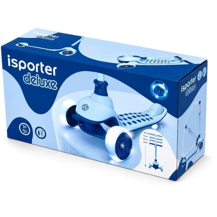 Самокат iSporter Deluxe LED синій (M5_Blue) зображення 12