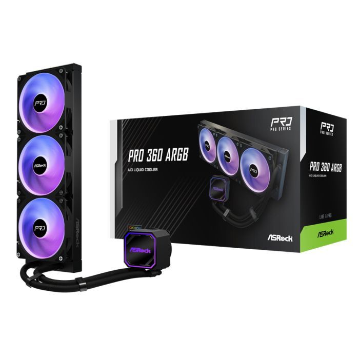 Система рідинного охолодження ASRock PRO 360 ARGB зображення 9
